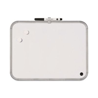 Image showing  Magnetic Dry Erase Board, White Plastic Frame, 11 in. x 14 in.