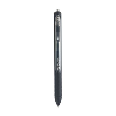 Image showing  Inkjoy Retractable Gel Pens, Medium 0.7 mm Tip, Black Ink/Barrel, 12-Pack