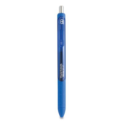 Image showing  Inkjoy Retractable Gel Pens, Medium 0.7 mm Tip, Blue Ink/Barrel, 12-Pack