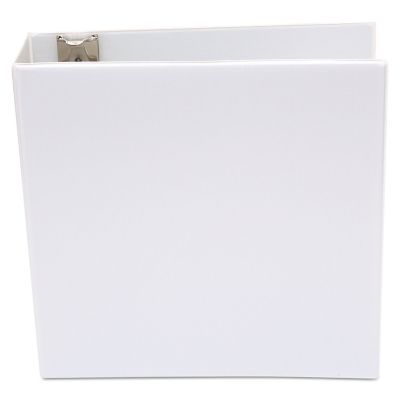 Image showing  Economy Round Ring View Binder, 3 Rings, 3 in. Capacity, 11 in. x 8.5 in., White