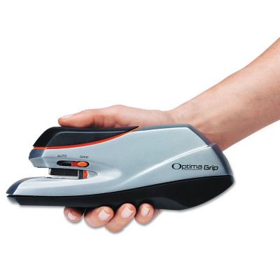 Image showing  Optima Grip Electric Stapler, Black/Silver