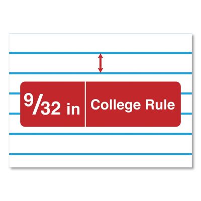 Image showing 6 th Universal Composition Book, Medium/College Rule, Black Marble, 9.75 x 7.5in., 100 Sheets, 6-Pack