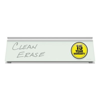 Quartet Glass Dry Erase Desktop Computer Pad, 18 in. x 6, White