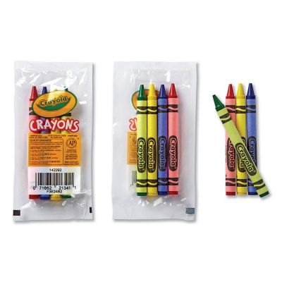Image showing  Classic Color Crayons in Cello Pack, 4 Colors/Pack, 360-Pack