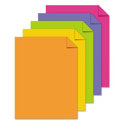 Image showing  Color Cardstock, 65 lb., 8.5 in. x 11 in., Assorted, 250-Pack