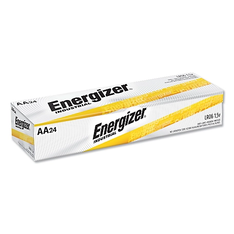 Energizer AA Industrial Alkaline Batteries, 1.5V, 24-Pack