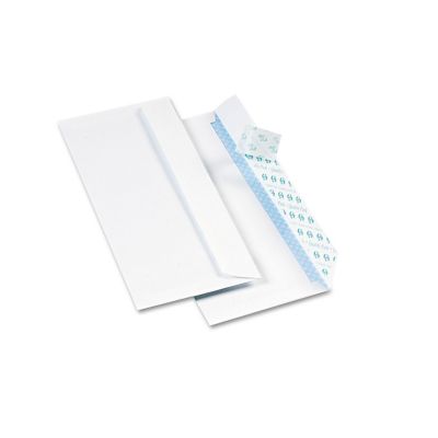 Quality Park Redi-Strip Security Tinted Envelopes, Commercial Flap, 4.13 in. x 9.5 in., White