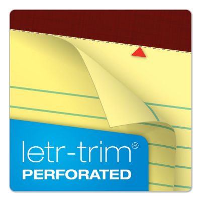 Image showing  Docket Gold Ruled Perforated Writing Pads, Wide/Legal Rule, 8.5 in. x 11.75 in., 12-Pack