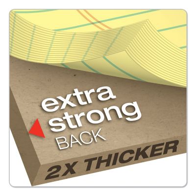 Image showing  Docket Gold Ruled Perforated Writing Pads, Wide/Legal Rule, 8.5 in. x 11.75 in., 12-Pack