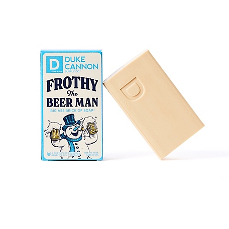 Duke Cannon Frothy the Beer Man Soap, Broadly Appealing Holiday Soap
