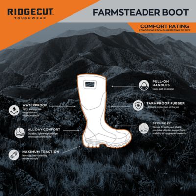 Image showing  Men's Farmsteader Mid Waterproof Neoprene Boots