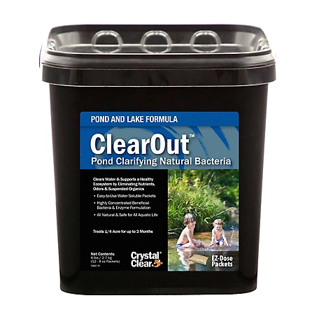 CrystalClear Pond and Lake Clearout Packets, 6 lb.