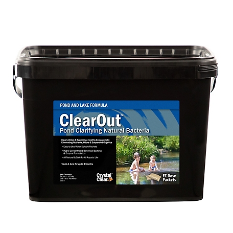 CrystalClear Pond and Lake Clearout Packets, 24 lb.