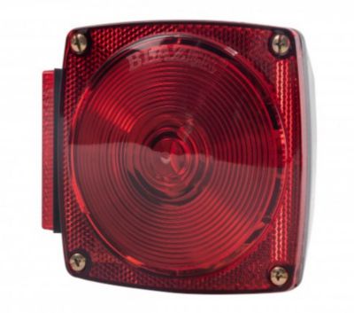 Image showing 14 th Hopkins Towing Solutions 12V Square Trailer Light Kit, Fits Trailers Under 80 in. W
