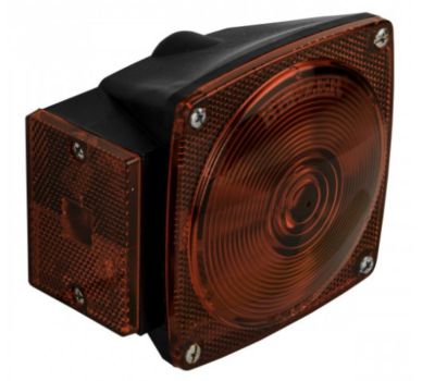Image showing 17 th Hopkins Towing Solutions 12V Square Trailer Light Kit, Fits Trailers Under 80 in. W