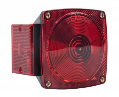 Image showing 19 th Hopkins Towing Solutions 12V Square Trailer Light Kit, Fits Trailers Under 80 in. W