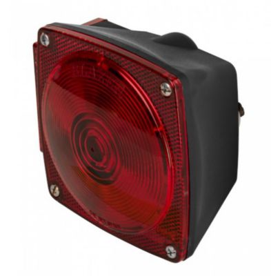 Image showing 30 th Hopkins Towing Solutions 12V Square Trailer Light Kit, Fits Trailers Under 80 in. W