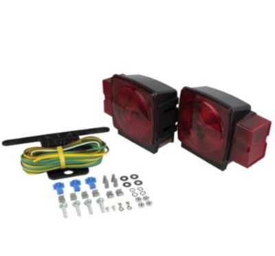 Image showing  12V Submersible Trailer Light Kit, Fits Trailers Under 80 in. W