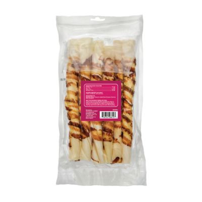 Image showing  Large Bacon-Wrapped Rawhide Twists Dog Chew Treats, 6 ct.