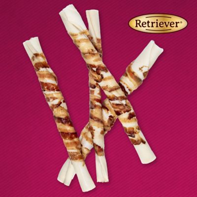Image showing  Large Bacon-Wrapped Rawhide Twists Dog Chew Treats, 6 ct.