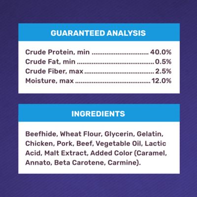 Image showing  Pork, Chicken and Beef Flavor Rawhide Kabobs Dog Chew Treats, 45 ct.