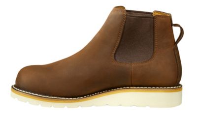 Image showing 5 th Carhartt Women's Wedge Pull-On Soft Toe Chelsea Boots, Dark Bison, 5 in.