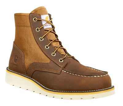 Men's moc toe wedge hot sale boots