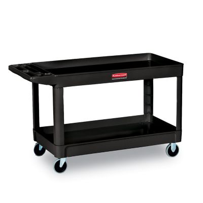 Image showing  2-Shelf 300 lb. Capacity Service/Utility Cart, Black