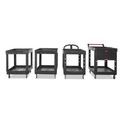 Image showing  2-Shelf 300 lb. Capacity Service/Utility Cart, Black