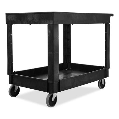 Image showing  2-Shelf 300 lb. Capacity Service/Utility Cart, Black