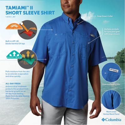 Image showing  Men's Omni-Wick/Omni-Shade Tamiami II Short-Sleeve Button-Down Shirt