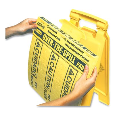 Image showing  Over-the-Spill Pad Tablet with Medium Spill Pads, Yellow, 22-Pack