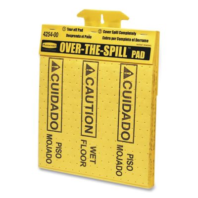 Image showing  Over-the-Spill Pad Tablet with Medium Spill Pads, Yellow, 22-Pack