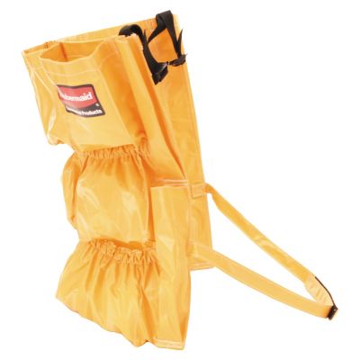 Image showing  BRUTE 12-Pocket Trash Can Caddy Bag, Yellow