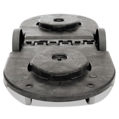 Image showing  300 lb. Capacity Tandem Dolly, Two-Container, 20.25 in. x 45 in. x 8 in., Black