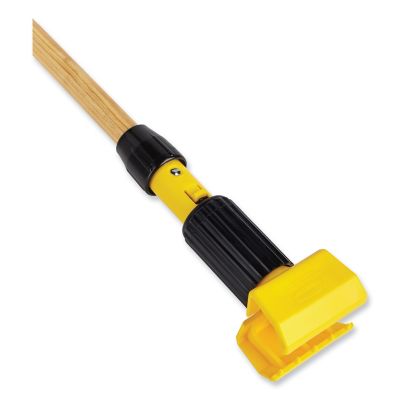 Image showing  Gripper Hardwood Mop Handle, 60 in., Natural/Yellow