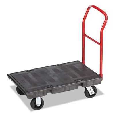 Rubbermaid 500 lb. Capacity Heavy-Duty Platform Truck Cart, 24 in. x 36 in., Black