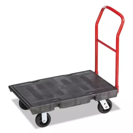 Rubbermaid Heavy Duty Platform Truck Cart 500 lb Capacity 24 in x 36 in Black Platform Trucks