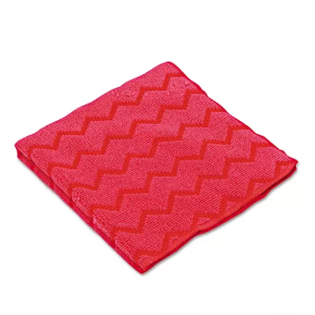 Rubbermaid Hygen Microfiber Cleaning Cloths 16 x 16 in Red 12 Pack Cleaning Cloths & Dusters