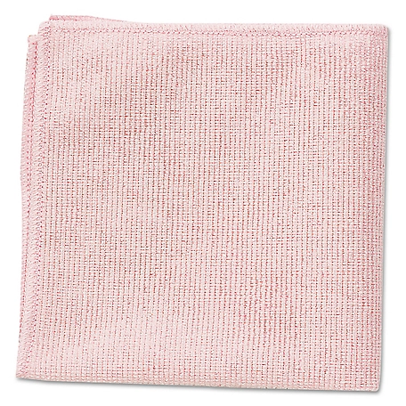 Rubbermaid Microfiber Cleaning Cloths, Pink, 24 pk.