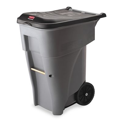 Rubbermaid - Trash Can: 44 gal, Round, Gray - 77671907 - MSC Industrial  Supply