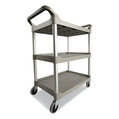 Image showing  3-Shelf 200 lb. Capacity Service Cart, 18.63 in. x 33.63 in. x 37.75 in., Platinum