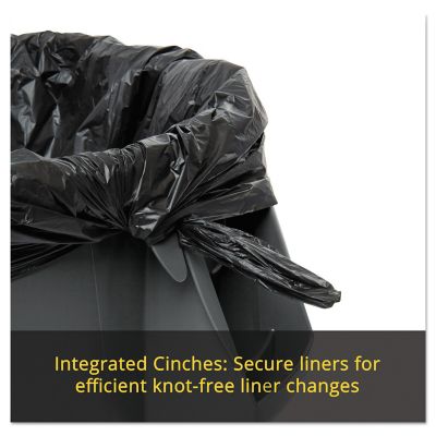 Image showing  BRUTE 20 gal. Round Plastic Trash Container, Yellow