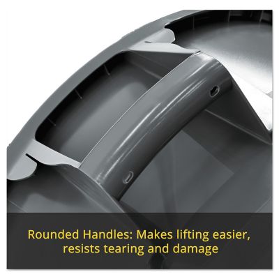 Image showing  BRUTE 20 gal. Round Plastic Trash Container, Yellow