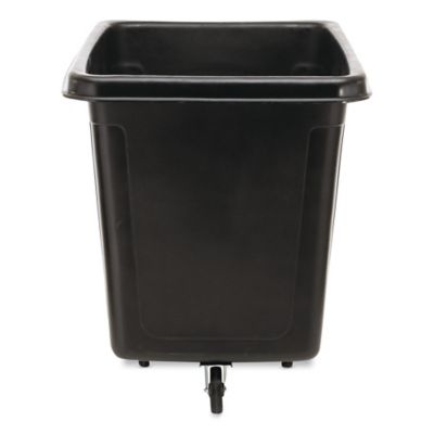 Image showing  149 gal. Cube Waste Truck with 600 lb. Capacity, Black