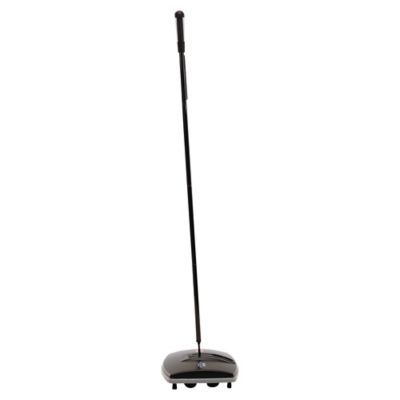 Image showing  Floor and Carpet Sweeper, Plastic Bristles, 44 in., Black/Gray