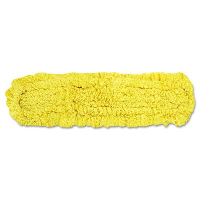 Image showing  Trapper Dust Mop Head, Looped-End Launderable, 5 in. x 48 in., Yellow