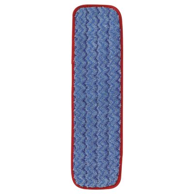 Rubbermaid Microfiber Wet Mopping Pad, 18-1/2 in. x 5-1/2 in. x 1/2 in., Red