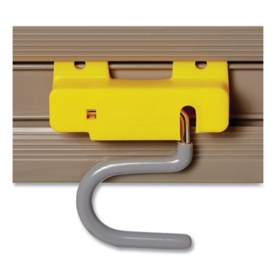 Image showing  Closet Organizer/Tool Holder, 34w x 3.25d x 4.25h, Gray