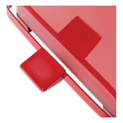 Image showing  7 gal. Defenders Biohazard Steel Step Can, Red